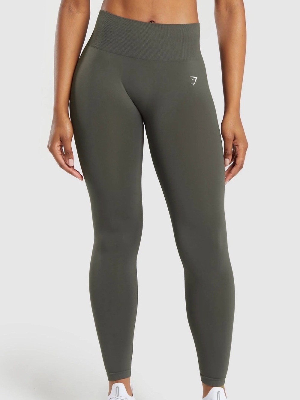 Gymshark Seamless High-Waist Leggings Long - Olive
